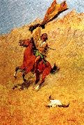 Frederick Remington If Skulls Could Speak oil painting reproduction